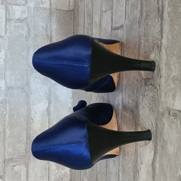 BP Blue peep toe heals - Picture 3 of 5